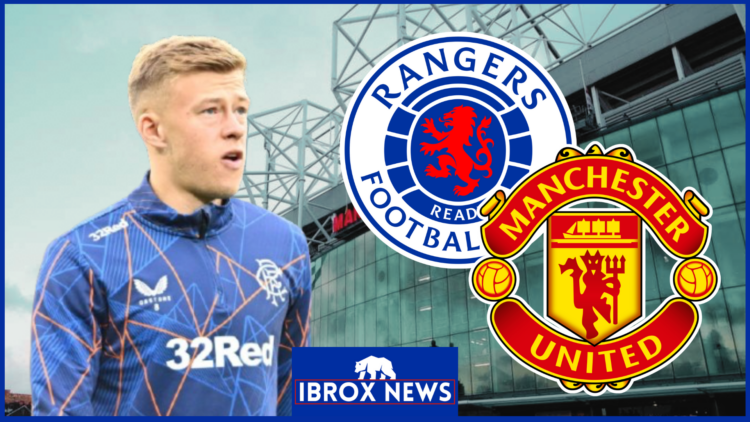 Connor Barron Rangers Manchester United badges