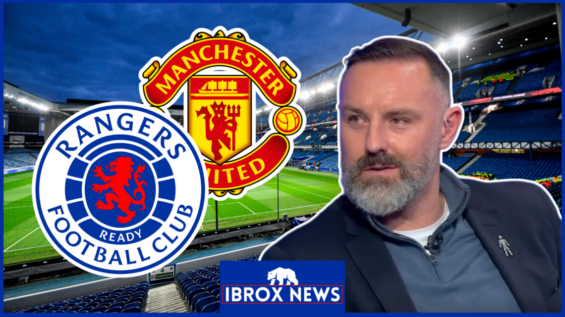 Kris Boyd Manchester United Rangers badges