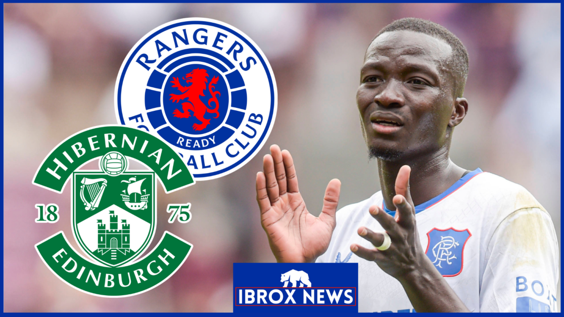 Mohamed Diomande Rangers Hibernian badges