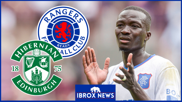 Mohamed Diomande Rangers Hibernian badges