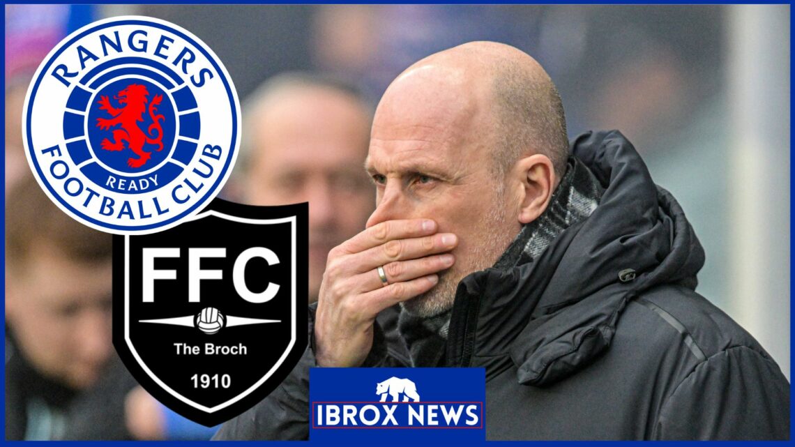 Rangers badge, Fraserburgh badge, Philippe Clement