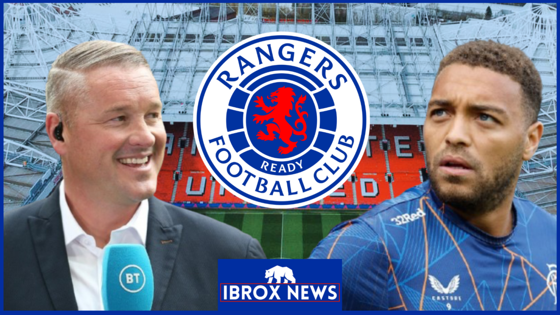 Paul Robinson Rangers badge Cyriel Dessers