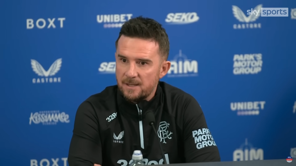 Rangers interim manager Barry Ferguson