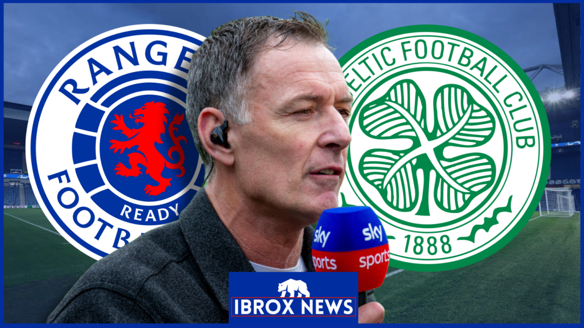 Chris Sutton, Rangers badge, Celtic badge