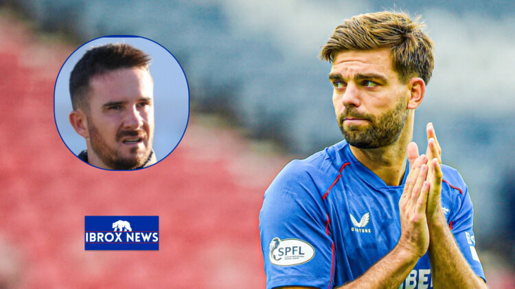Barry Ferguson and Robin Propper at Rangers.