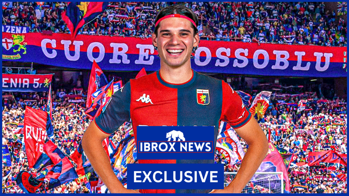 Rangers midfielder Ianis Hagi, Genoa