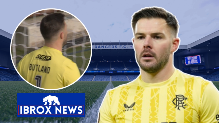 Jack Butland. Rangers
