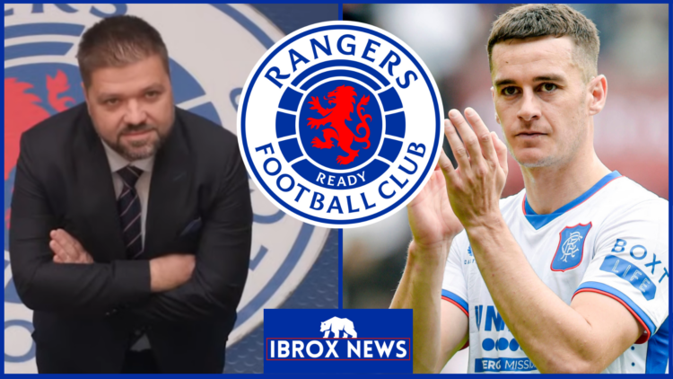 Nils Koppen, Tom Lawrence, Rangers badge