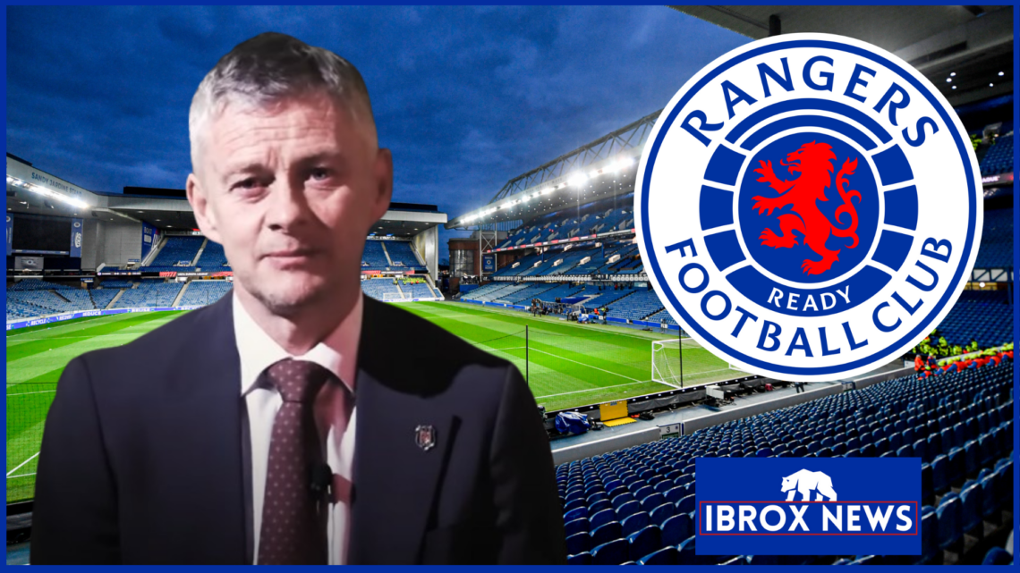 Ole Gunnar Solskjaer, Rangers badge