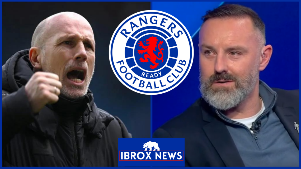 Philippe Clement, Kris Boyd, Rangers badge
