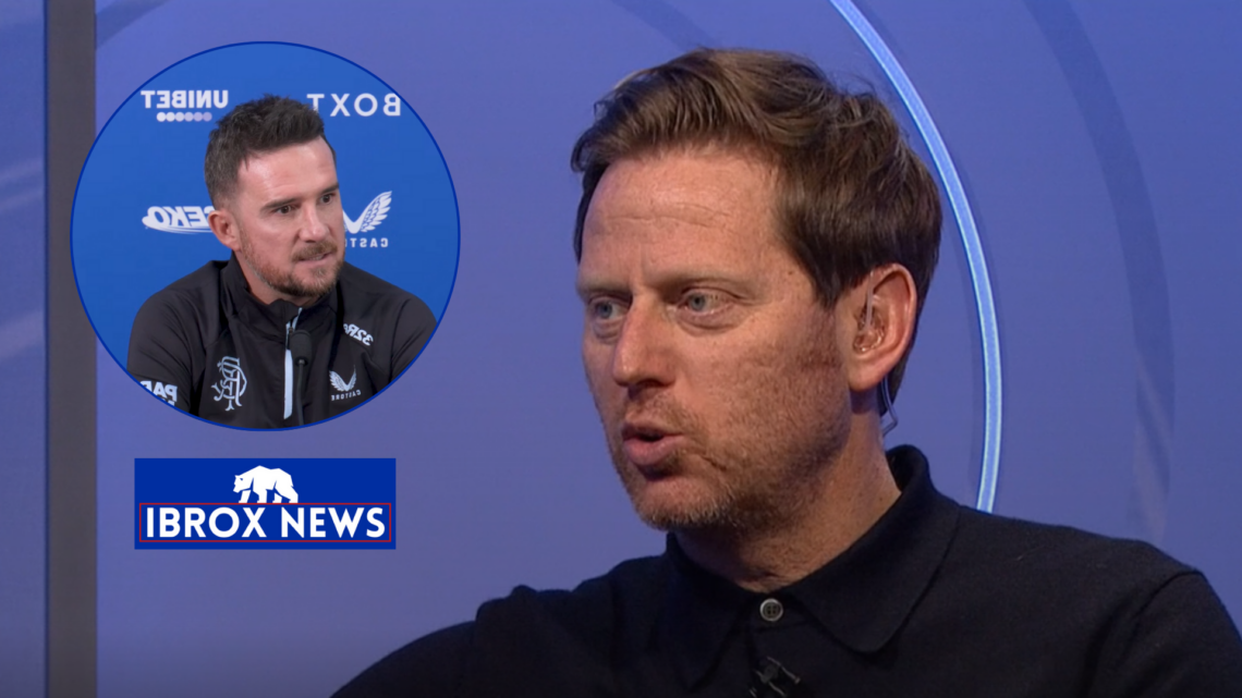 Rangers Barry Ferguson and Michael Stewart.