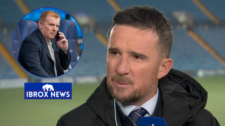 Rangers Barry Ferguson and Neil Lennon.