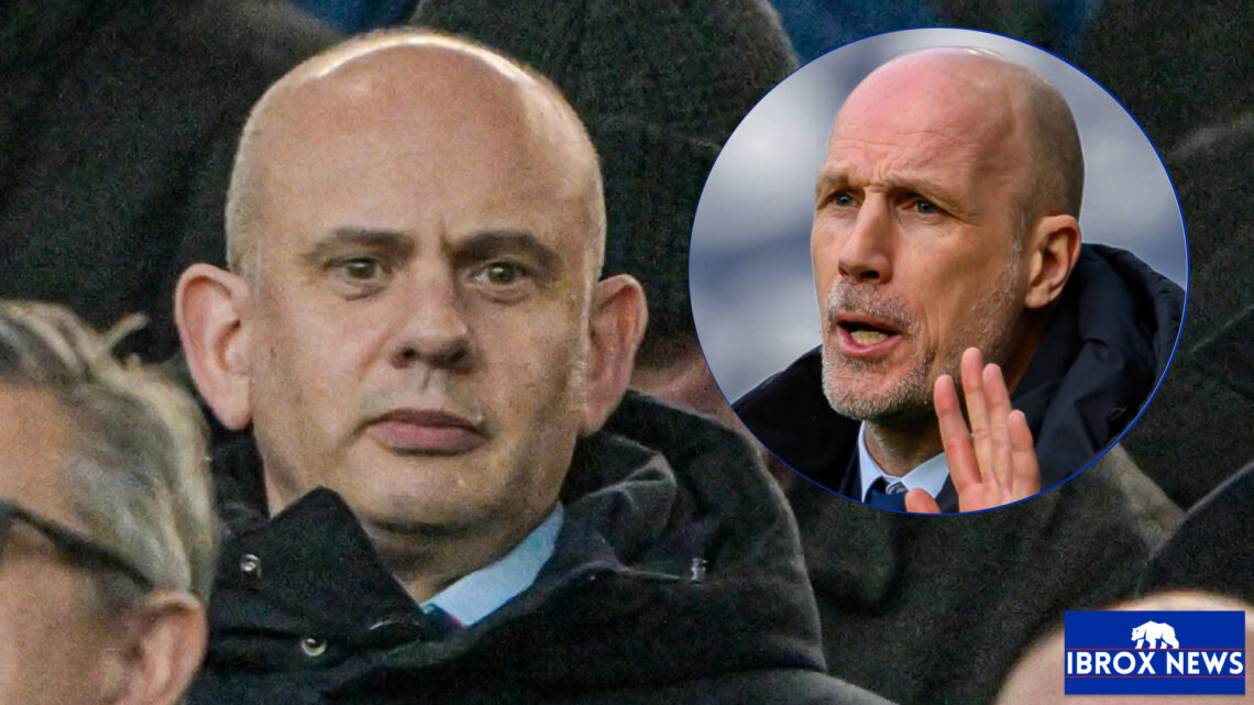 Rangers CEO Patrick Stewart and Philippe Clement