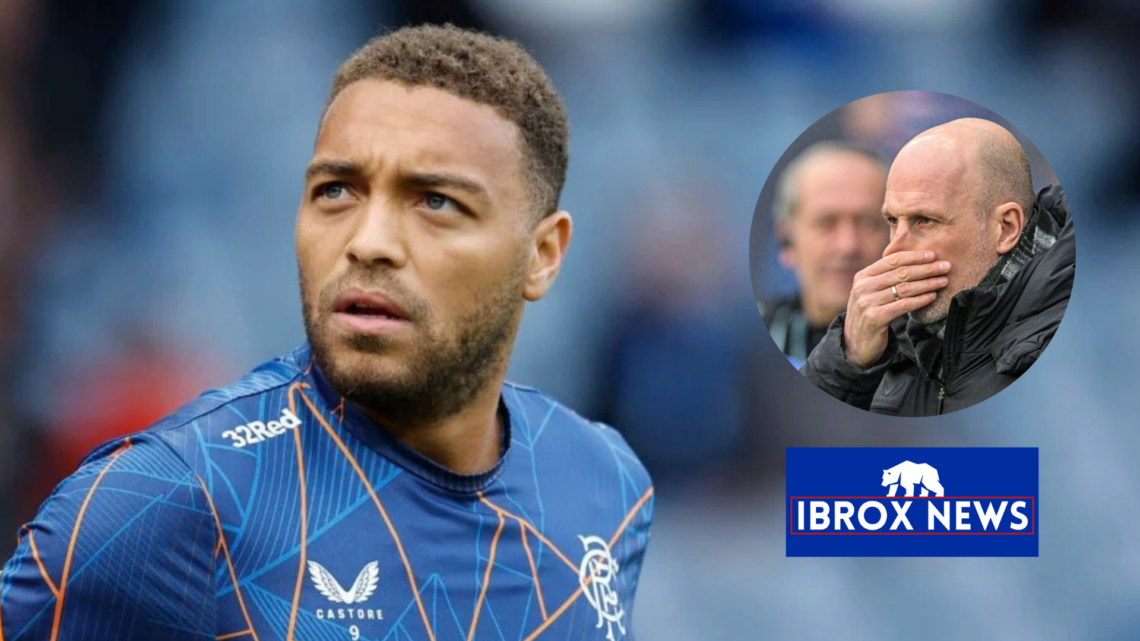 Picture of Rangers striker Cyriel Dessers.