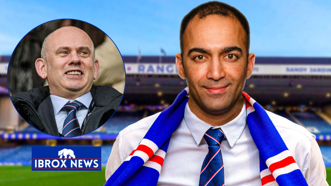 Rangers Paraag Marathe and Patrick Stewart