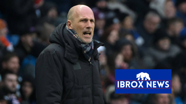 Picture of Rangers manager, Philippe Clement.