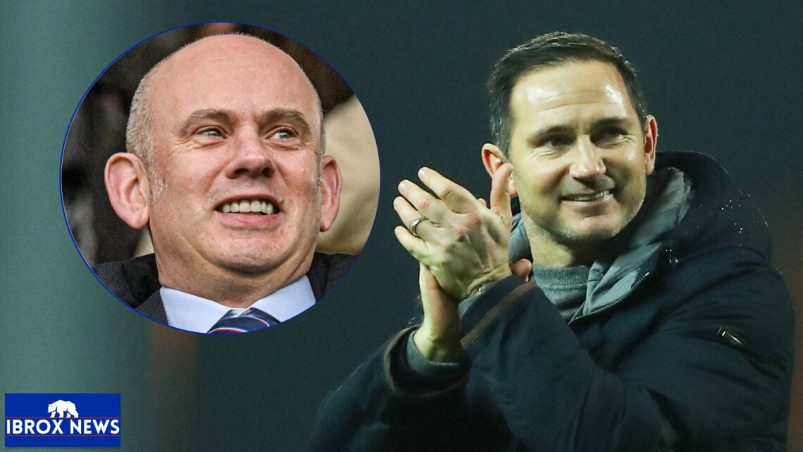 Rangers CEO Patrick Stewart and Coventry manager Frank Lampard