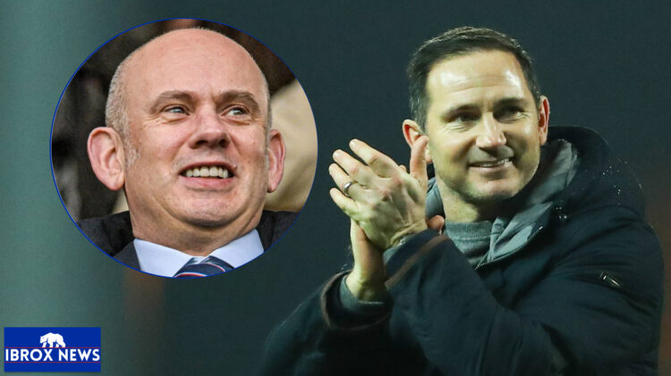 Rangers CEO Patrick Stewart and Coventry manager Frank Lampard