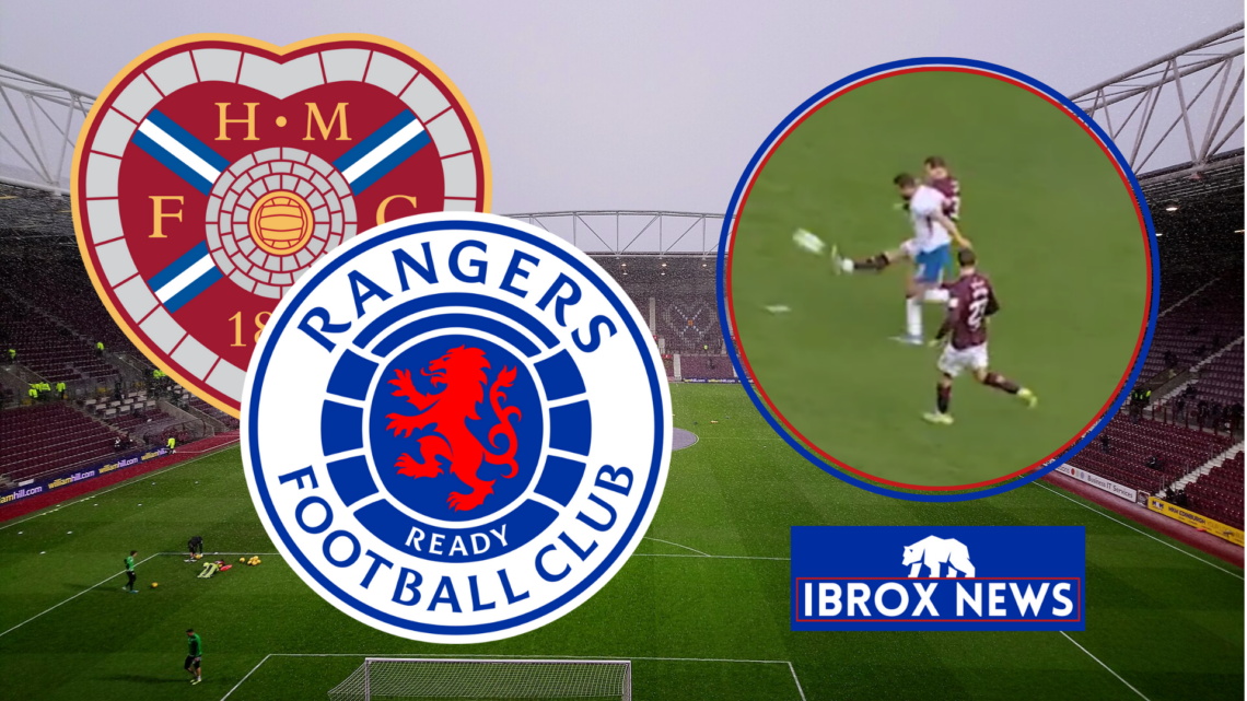 Rangers badge Hearts Dessers McCart