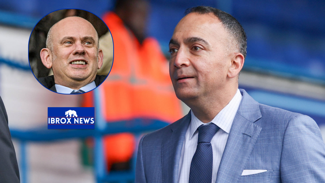 Rangers chairman Patrick Stewart and Paraag Marathe