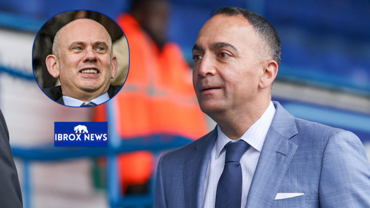 Rangers chairman Patrick Stewart and Paraag Marathe