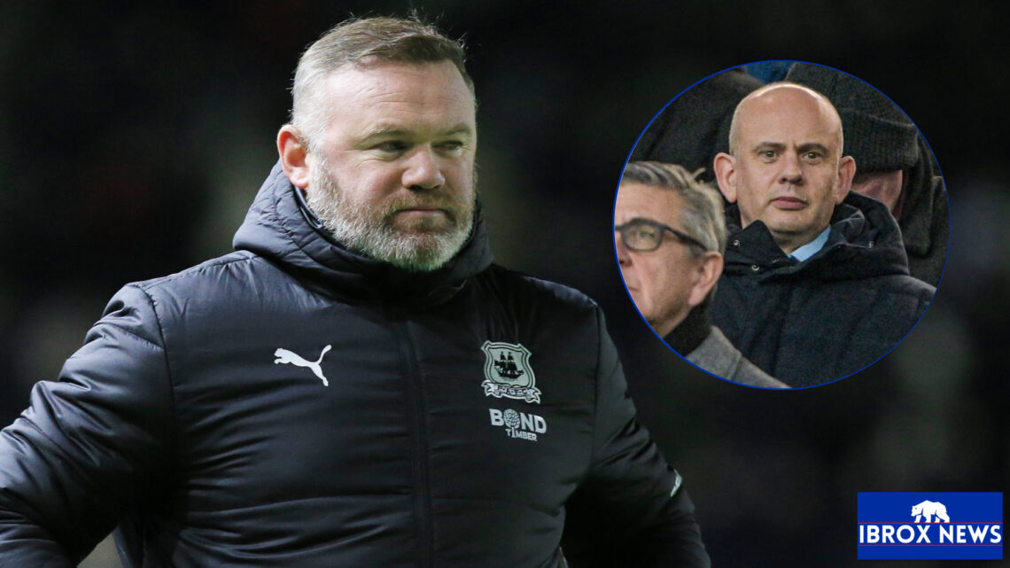 Wayne Rooney, Patrick Stewart in inset