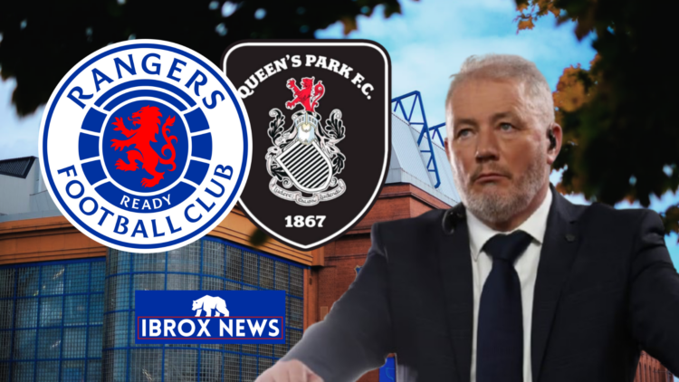 Ally McCoist Rangers Queen's Park badges