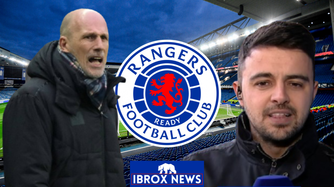 Philippe Clement Gordon Duncan Rangers badge