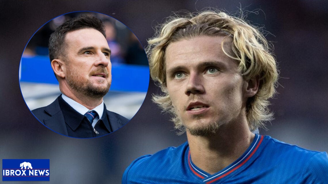 Rangers manager and Todd Cantwell