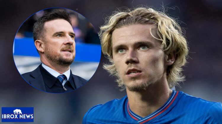 Rangers manager and Todd Cantwell