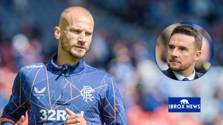 Vaclav Cerny and Barry Ferguson at Rangers.
