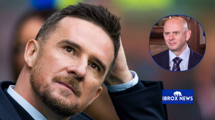 Barry Ferguson and Patrick Stewart at Rangers.