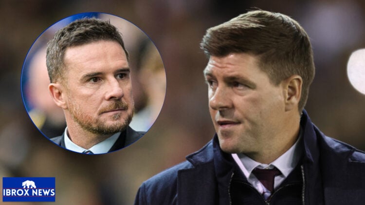Rangers Barry Ferguson Steven Gerrard