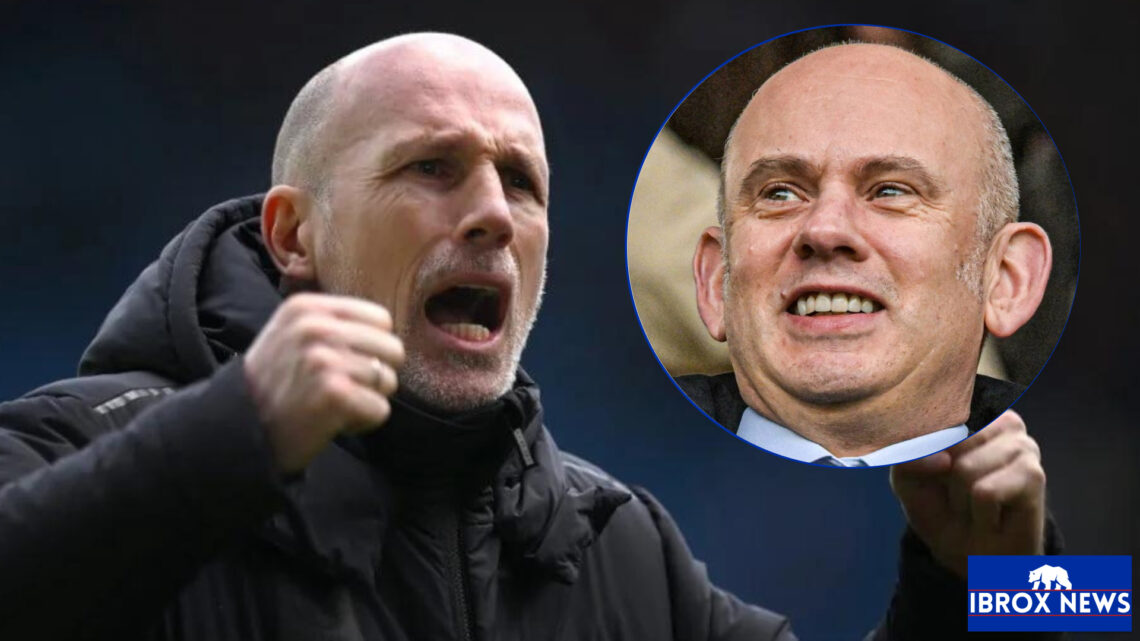 Rangers CEO Patrick Stewart and Philippe Clement