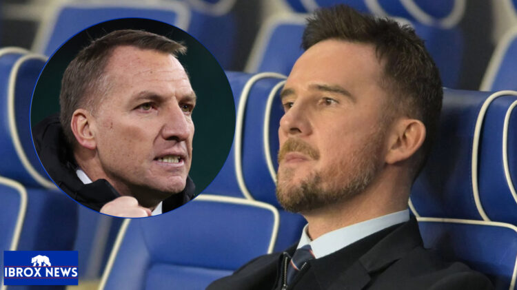 Rangers interim manager Barry Ferguson and Celtic boss Brendan Rodgers