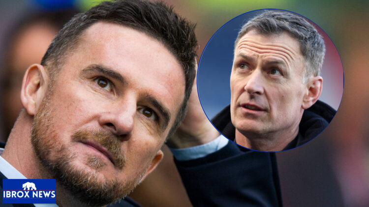 Rangers manager Barry Ferguson and Chris Sutton