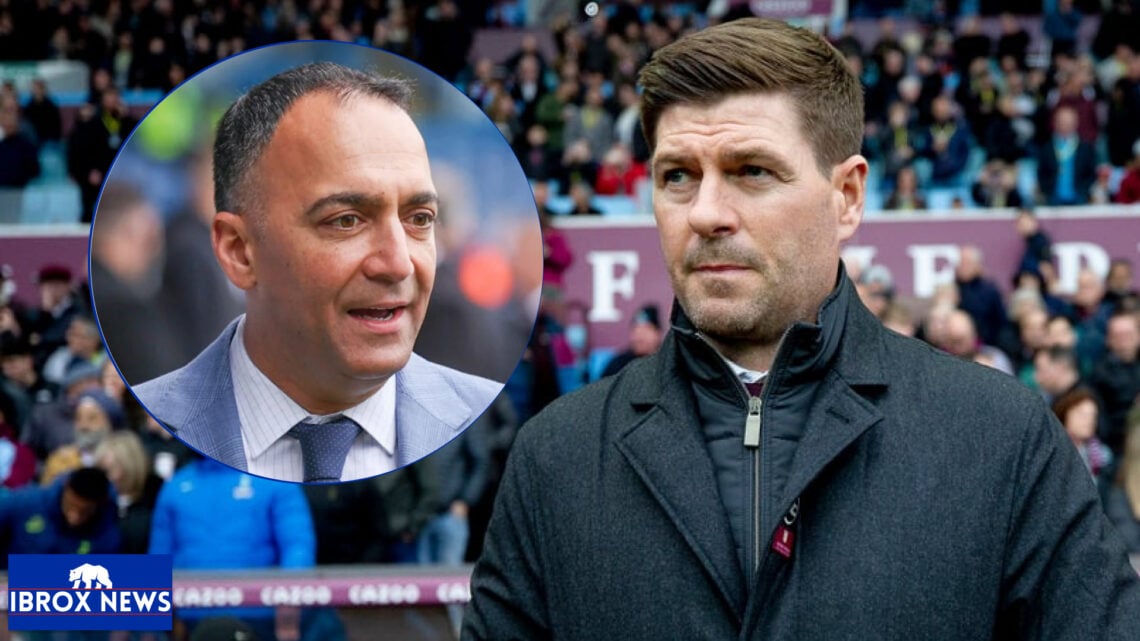 Former Rangers manager Steven Gerrrad and the 49ers chairman Paraag Marathe