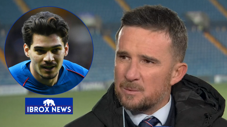 Rangers Ianis Hagi and Barry Ferguson