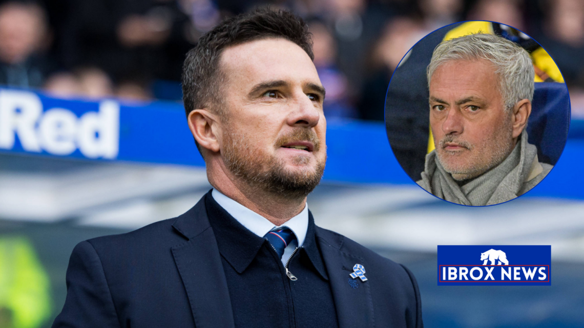Rangers Jose Mourinho Barry Ferguson