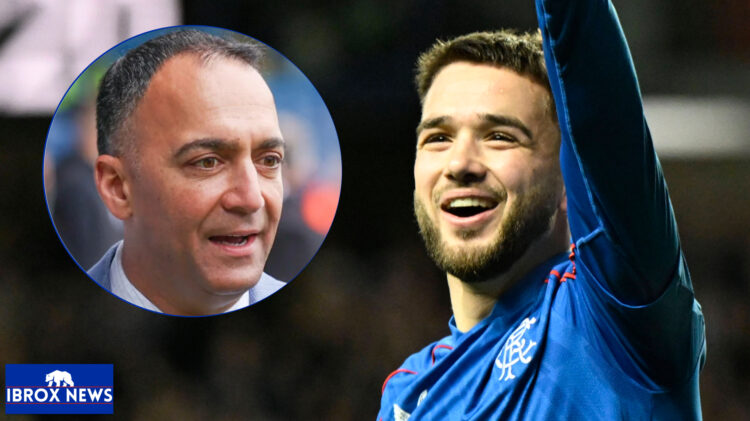 Rangers midfielder Nico Raskin and 49ers chief Paraag Marathe