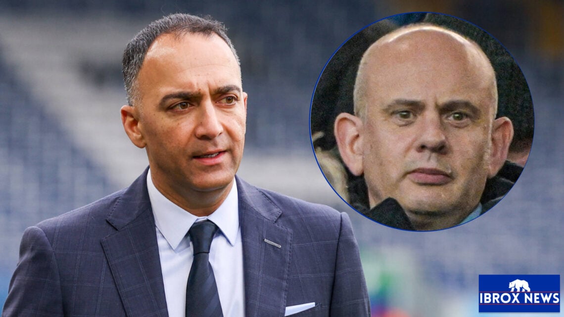 Rangers CEO Patrick Stewart and 49ers chief Paraag Marathe