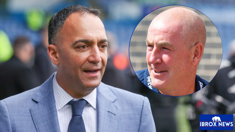 Rangers prospective owner Paraag Marathe and Mark Warburton