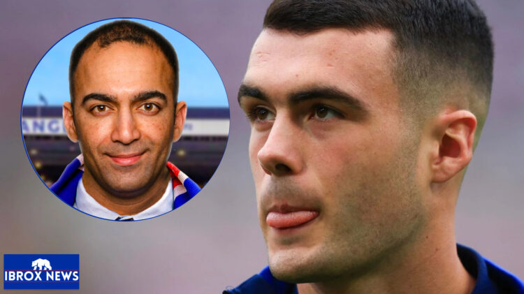 Rangers potential new owner Paraag Marather and Motherwell midfielder Lennon Miller