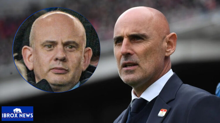 Rangers CEO Patrick Stewart and Kevin Muscat