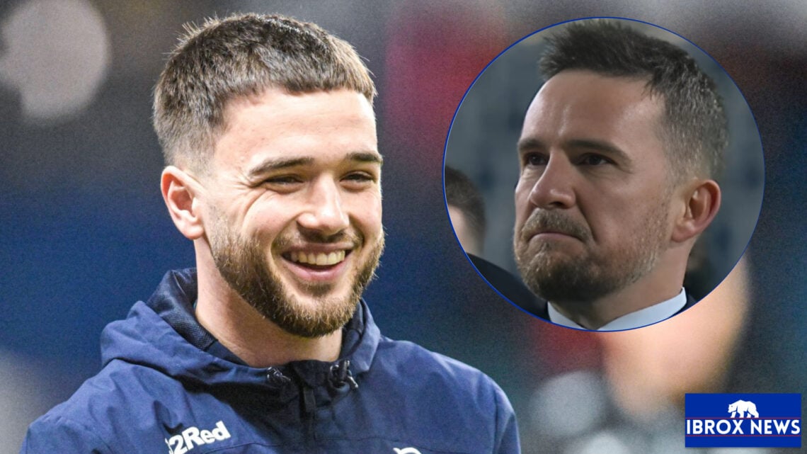 Rangers midfielder Nicolas Raskin and Barry Ferguson