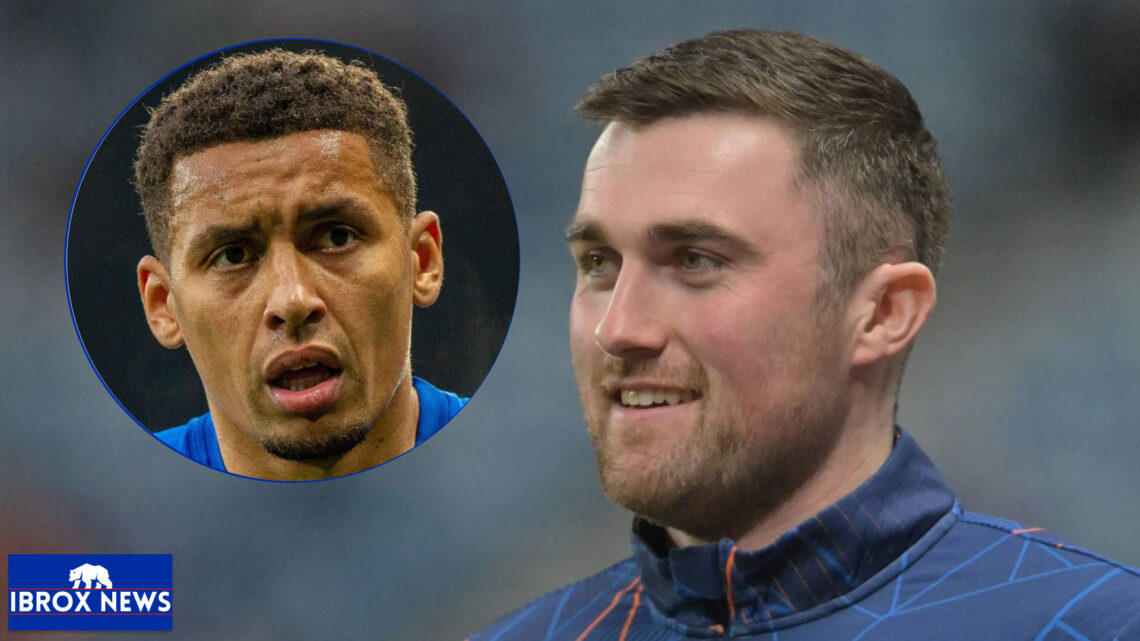 Rangers defender John Souttar and James Tavernier