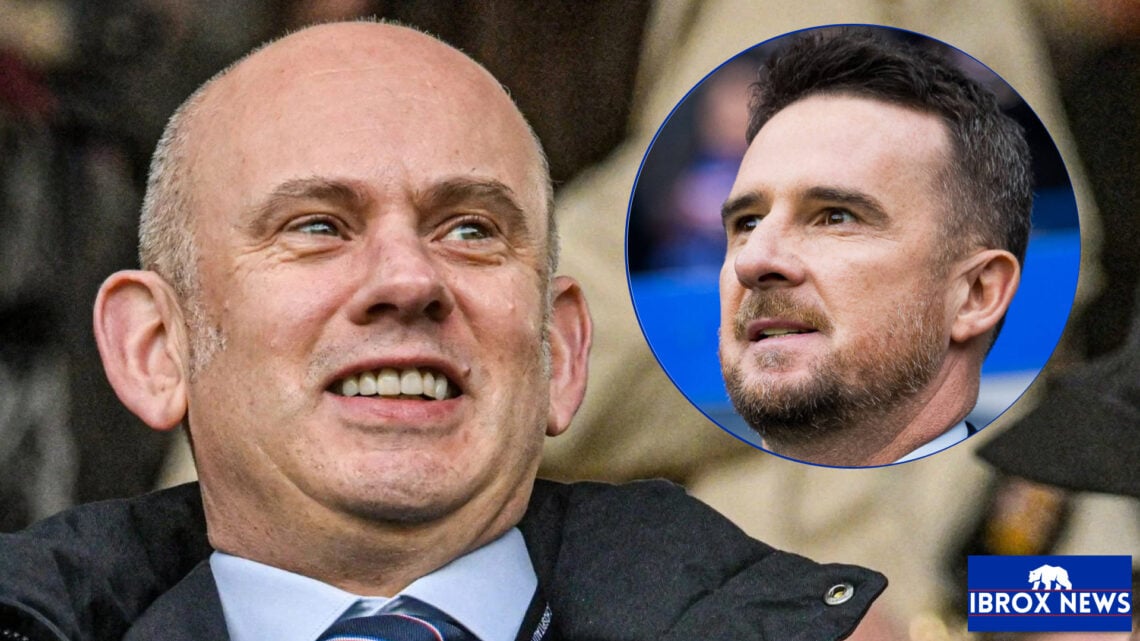 Rangers CEO Patrick Stewart and Barry Ferguson