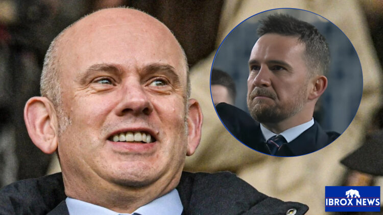 Rangers CEO Patrick Stewart and Barry Ferguson