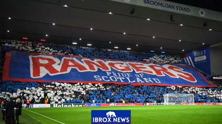 Rangers fans Ibrox