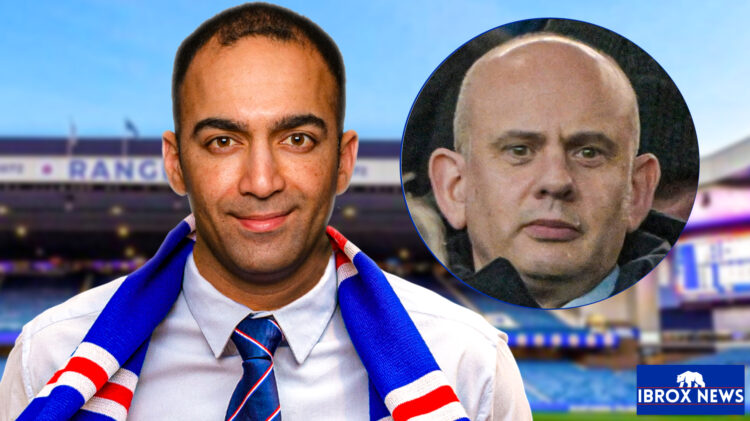 Rangers CEO Patrick Stewart and Paraag Marathe
